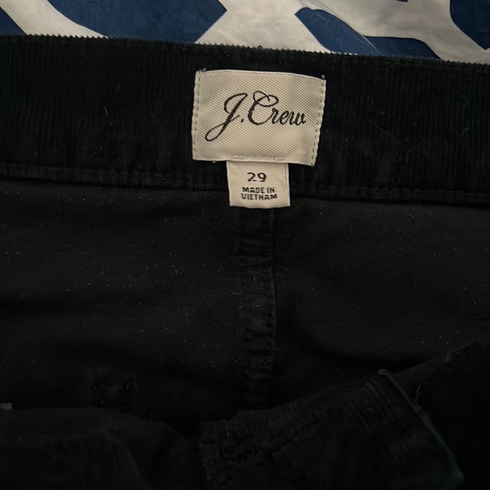 J. Crew Billie Demi Boot Crip Navy Corduroy Size … - image 3